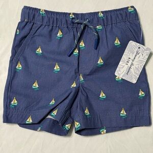 Tommy Bahama Kids Sailboat Print Shorts - Blue